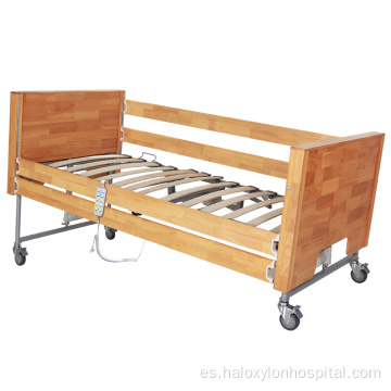 Venta caliente Hospital Electric Hospital Bed de enfermería con ruedas